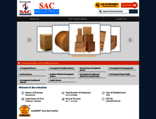 sacindustries.com screenshot