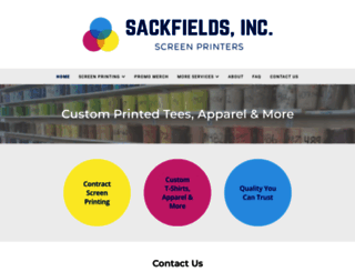 sackfields.com screenshot
