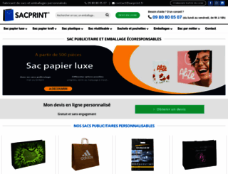 sacprint.fr screenshot