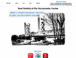 sacramentoboatrentals.com screenshot