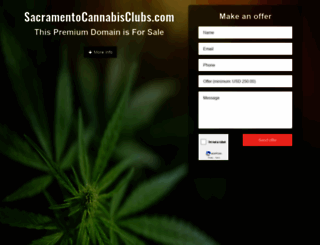 sacramentocannabisclubs.com screenshot