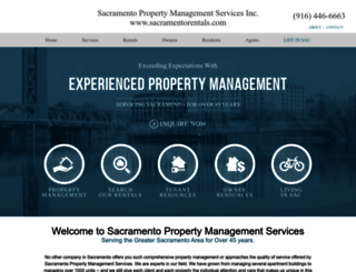 sacramentorentals.com screenshot