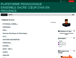 sacrecoeur-aix.net screenshot