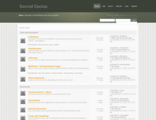sacredcactus.org screenshot