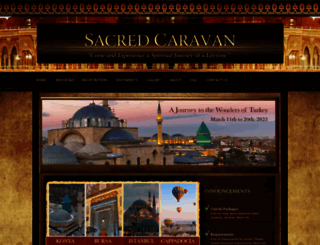 sacredcaravan.com screenshot