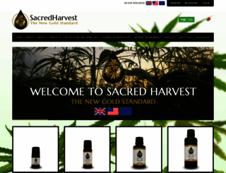 sacredharvest.co.uk screenshot