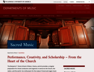 sacredmusic.cua.edu screenshot