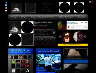 sacredrhythmmusic.net screenshot