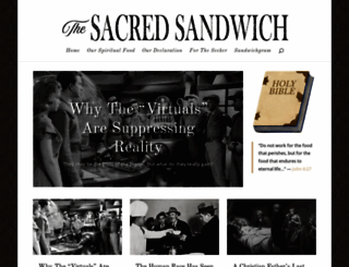 sacredsandwich.com screenshot