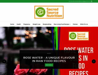 sacredsourcenutrition.com screenshot