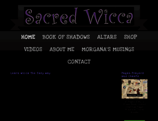 sacredwicca.com screenshot