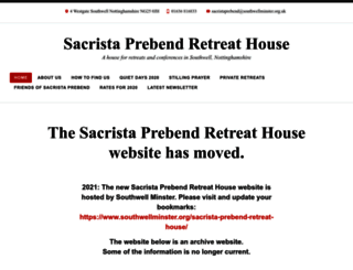sacristaprebend.wordpress.com screenshot