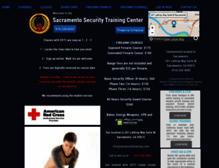 sacsecuritytraining.com screenshot