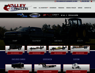 sacvalleytrailers.com screenshot