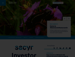 sacyr.com screenshot