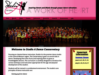 sadanceconservatory.com screenshot