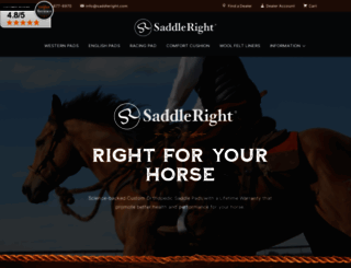 saddleright.com screenshot