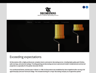 sadecorations.com screenshot