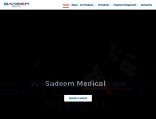 sadeemmedical.com screenshot