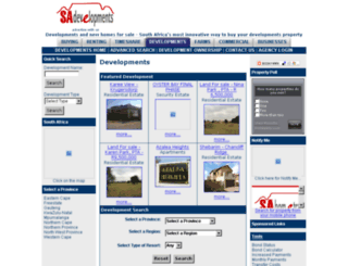 sadevelopments.co.za screenshot