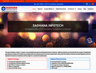 sadhanainfotech.com screenshot