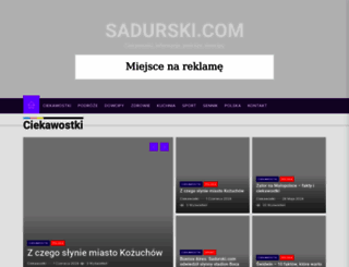sadurski.com screenshot