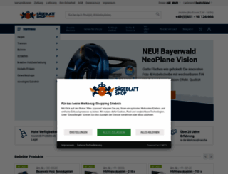 saegeblatt-shop.de screenshot