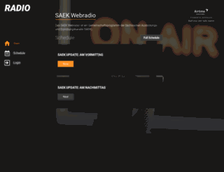saekwebradio.airtime.pro screenshot