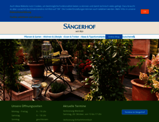 saengerhof.de screenshot