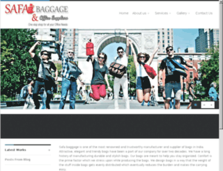 safabaggage.com screenshot