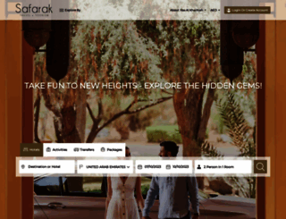 safaraktours.com screenshot