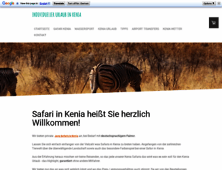 safari-in-kenia-24.de screenshot