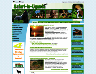 safari-in-uganda.com screenshot