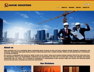 safari-industries.com screenshot