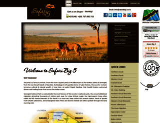 safaribig5.com screenshot
