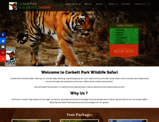 safaricorbett.in screenshot