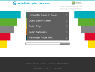 safarihelicoptertours.com screenshot