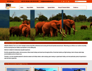 safarilinedefender.com screenshot