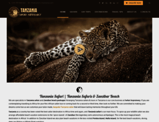 safaris-intanzania.com screenshot