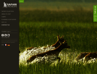 safarispecialists.net screenshot