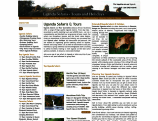 safaristouganda.com screenshot