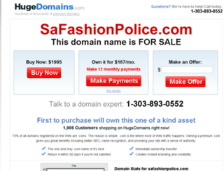 safashionpolice.com screenshot