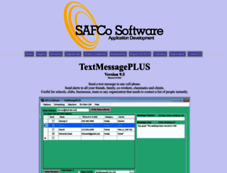 safcosoftware.com screenshot
