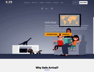 safe-arrival.com screenshot