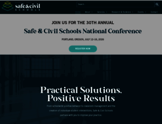 safeandcivilschools.com screenshot