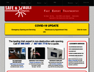 safeandvaultservices.com screenshot