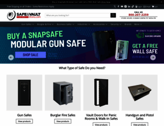 safeandvaultstore.com screenshot