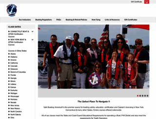 safeboatingamerica.com screenshot