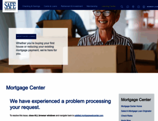 safefed.mortgagewebcenter.com screenshot