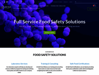 safefoodalliance.com screenshot
